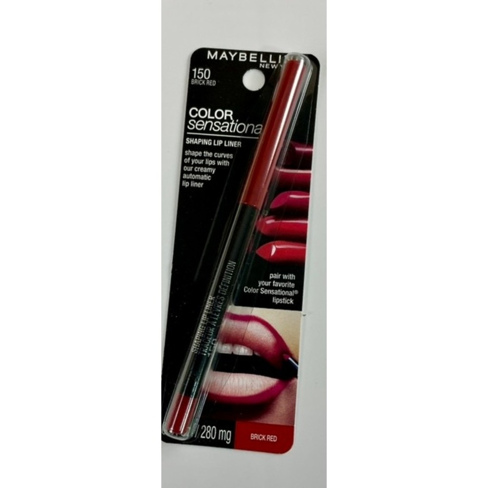 Maybelline Color Sensational Shaping Lip Liner 150 Brick‎ Red Automatic